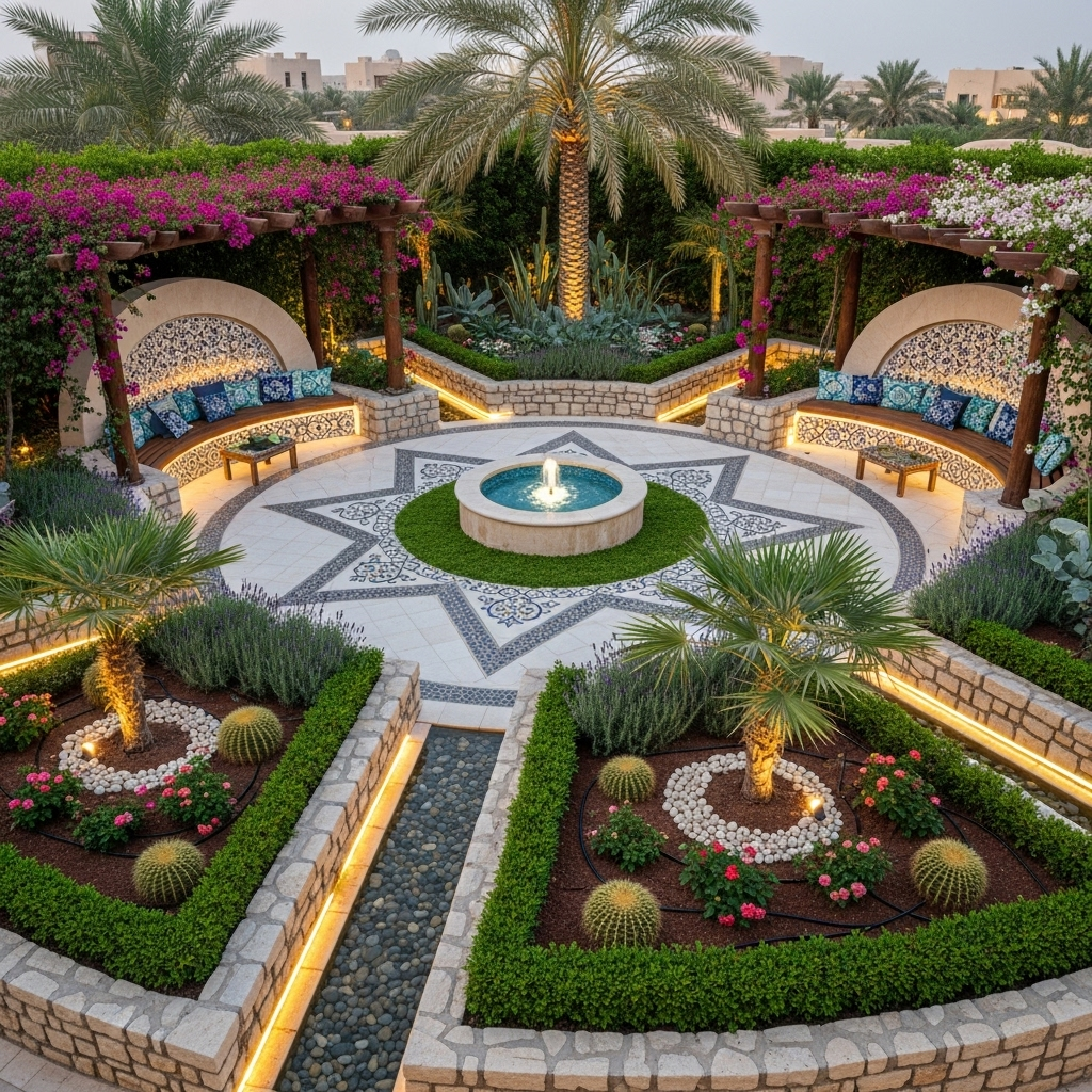 تصميم حدائق بالرياض