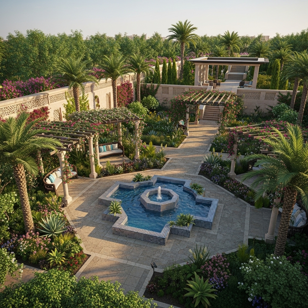 افضل تصاميم حدائق بالرياض