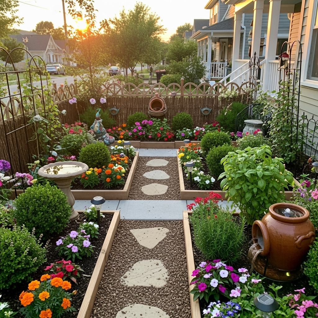 تصميم حدائق منزلية خارجية تضيف قيمة جمالية ووظيفية